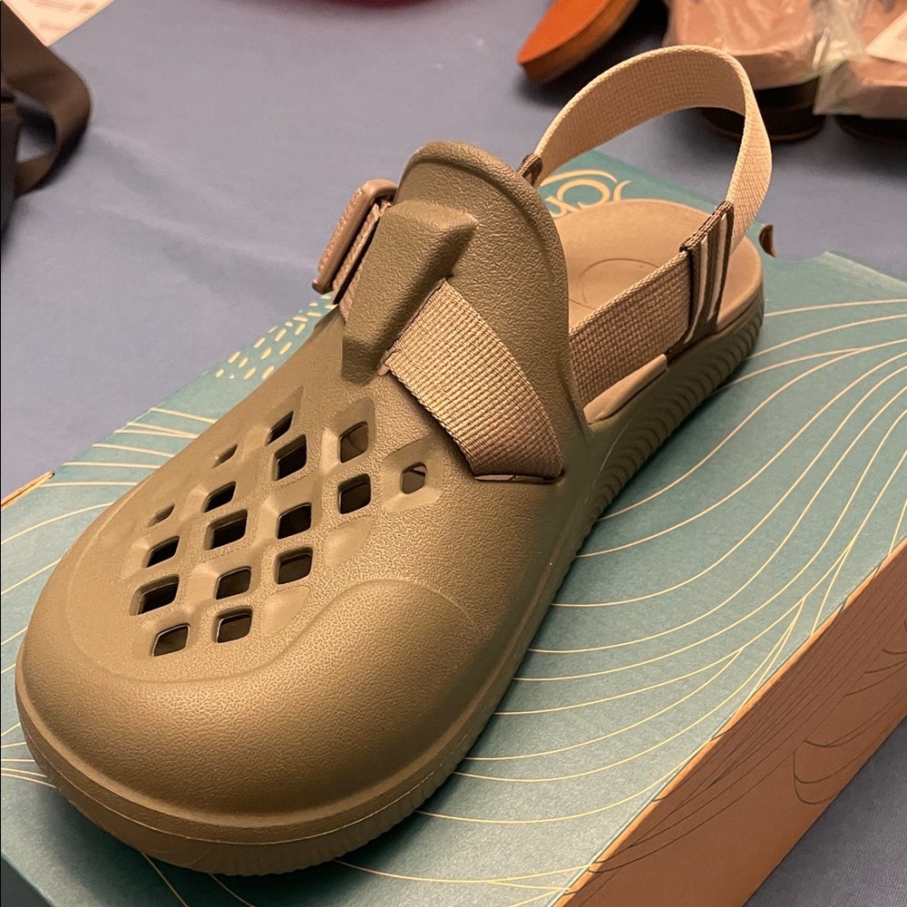 Chaco Men's Green Slip-On Sandals